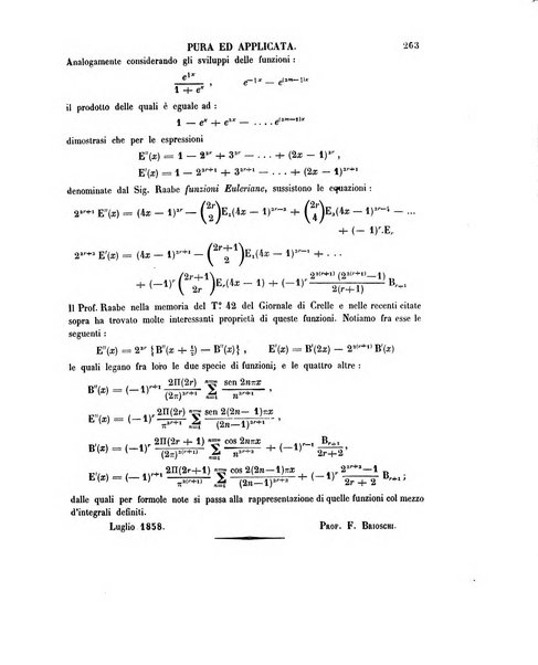 Annali di matematica pura ed applicata