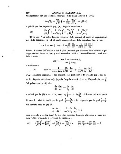 Annali di matematica pura ed applicata