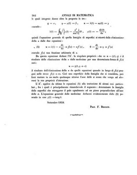 Annali di matematica pura ed applicata