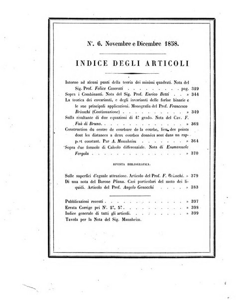 Annali di matematica pura ed applicata