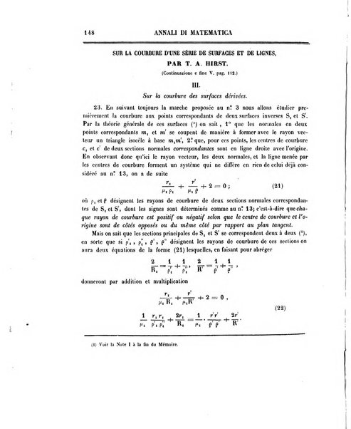 Annali di matematica pura ed applicata