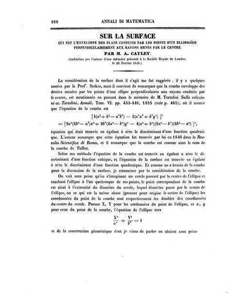 Annali di matematica pura ed applicata