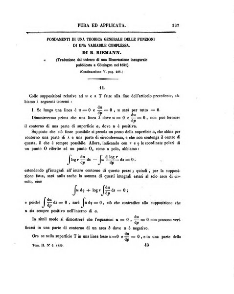 Annali di matematica pura ed applicata