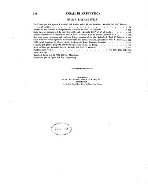 Annali di matematica pura ed applicata