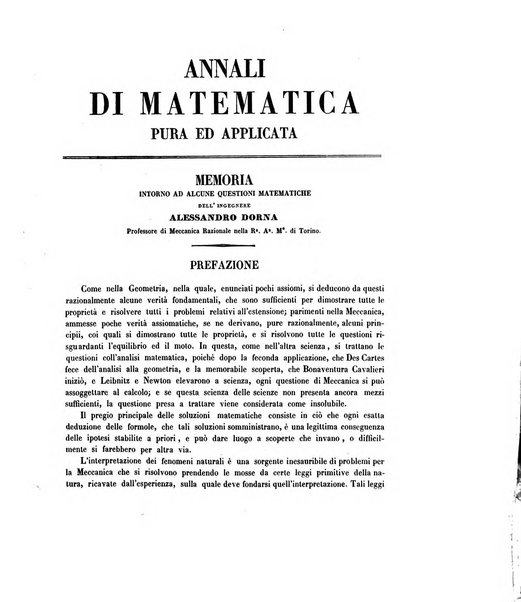 Annali di matematica pura ed applicata