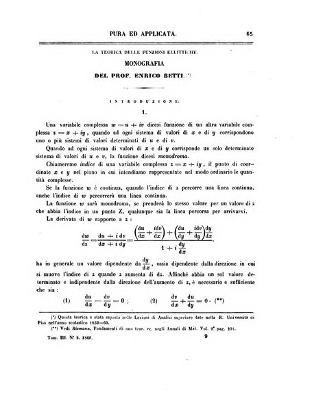 Annali di matematica pura ed applicata