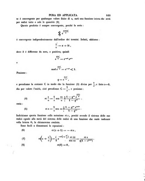 Annali di matematica pura ed applicata