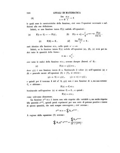 Annali di matematica pura ed applicata