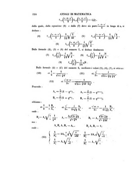 Annali di matematica pura ed applicata