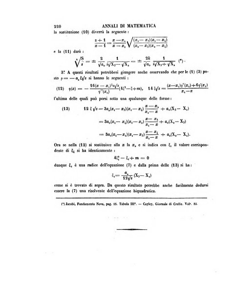 Annali di matematica pura ed applicata