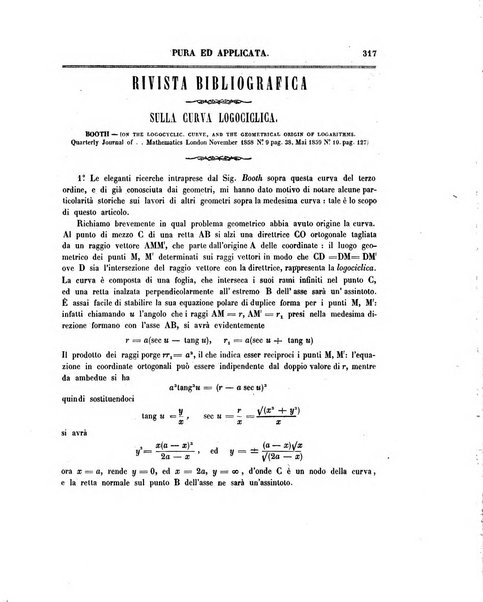 Annali di matematica pura ed applicata