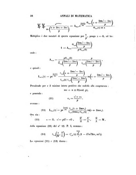 Annali di matematica pura ed applicata