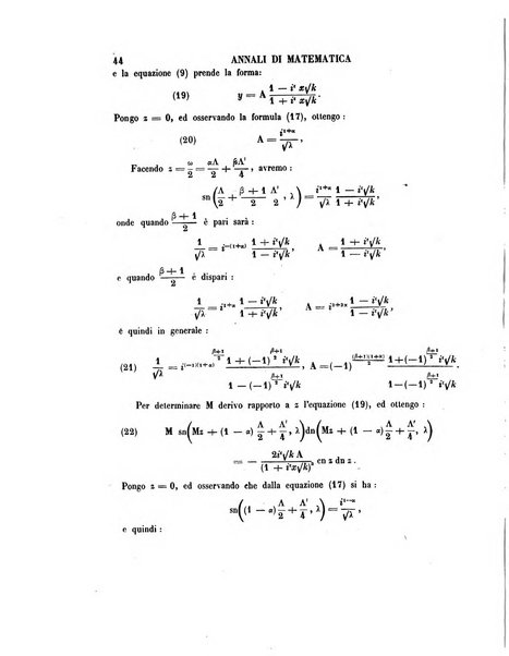 Annali di matematica pura ed applicata