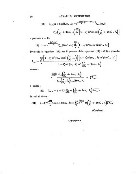 Annali di matematica pura ed applicata