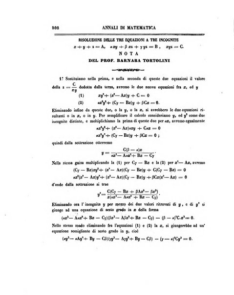 Annali di matematica pura ed applicata