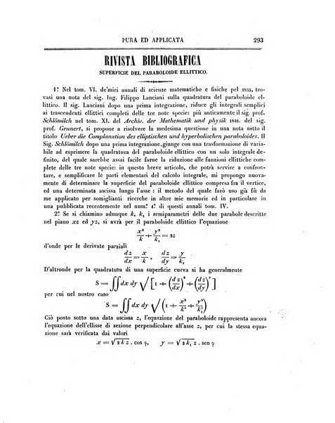 Annali di matematica pura ed applicata