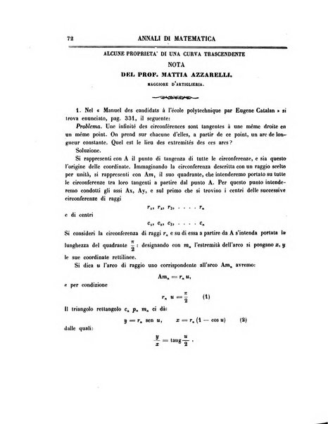 Annali di matematica pura ed applicata