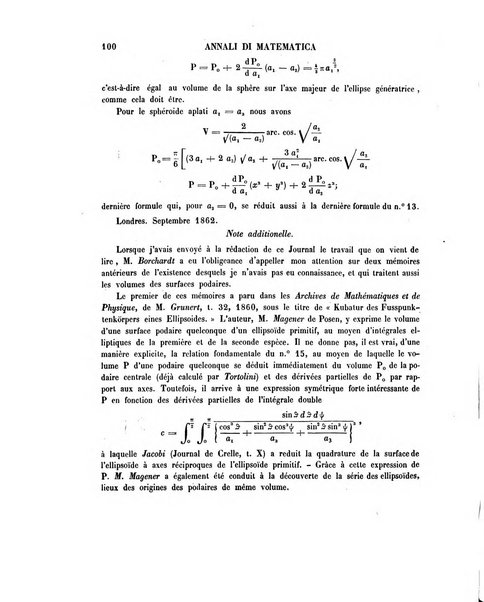 Annali di matematica pura ed applicata