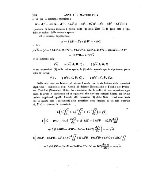 Annali di matematica pura ed applicata