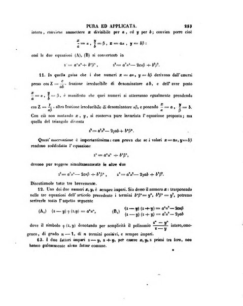 Annali di matematica pura ed applicata