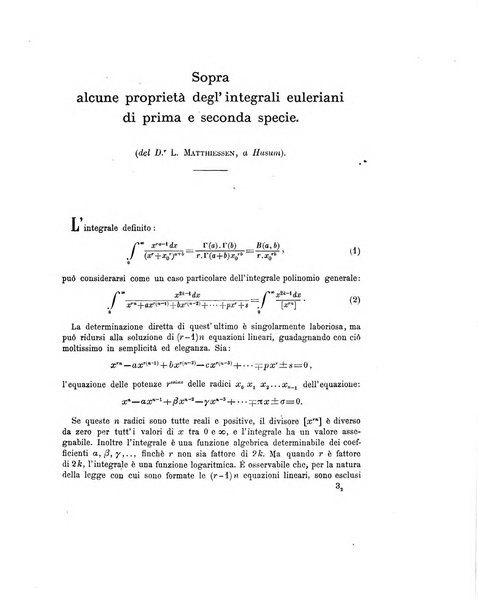 Annali di matematica pura ed applicata