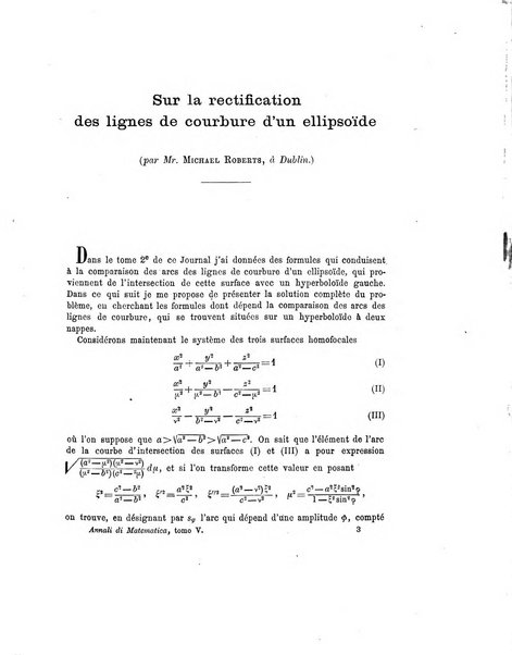 Annali di matematica pura ed applicata