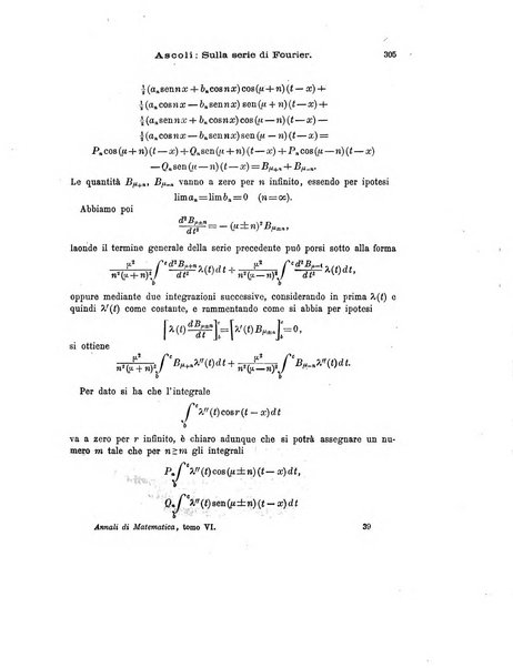 Annali di matematica pura ed applicata