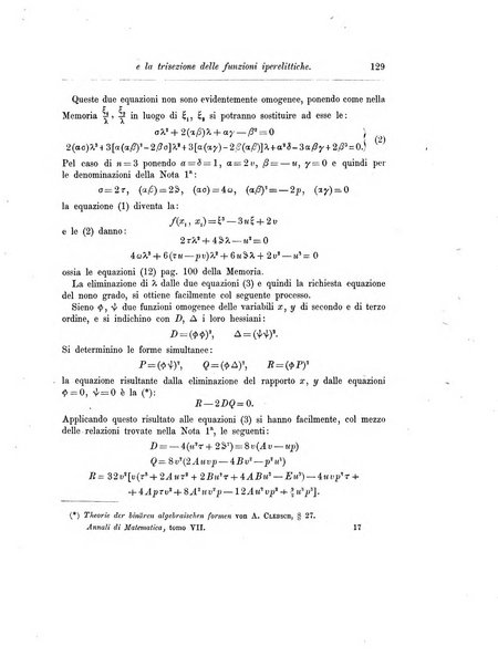 Annali di matematica pura ed applicata