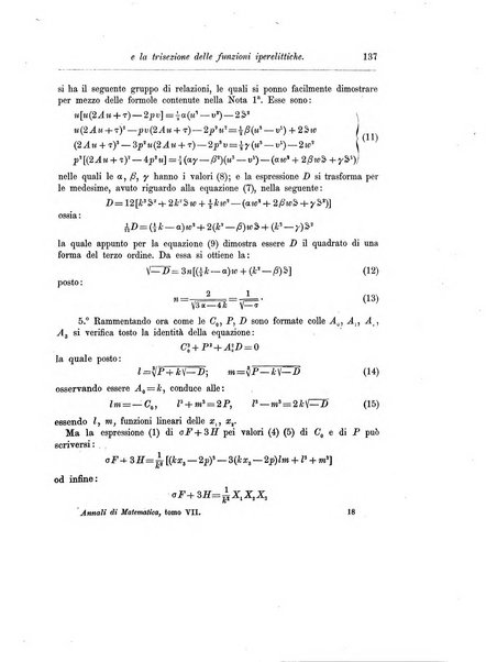 Annali di matematica pura ed applicata