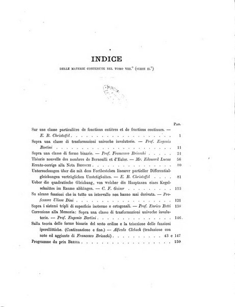 Annali di matematica pura ed applicata