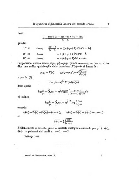 Annali di matematica pura ed applicata