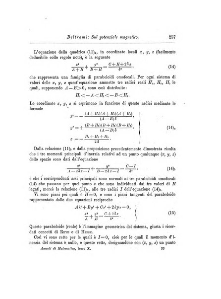 Annali di matematica pura ed applicata