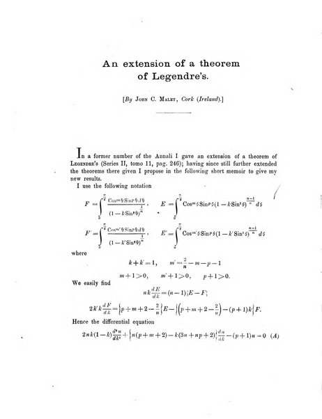 Annali di matematica pura ed applicata