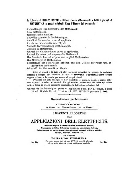 Annali di matematica pura ed applicata