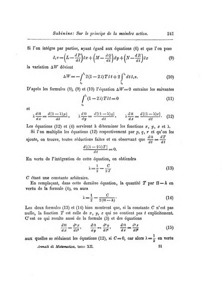 Annali di matematica pura ed applicata