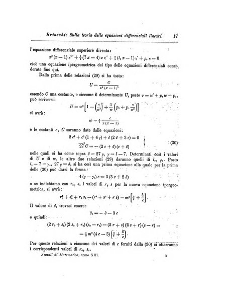 Annali di matematica pura ed applicata