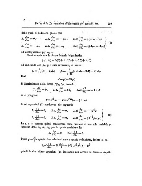 Annali di matematica pura ed applicata