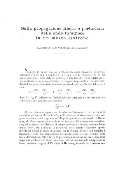 Annali di matematica pura ed applicata