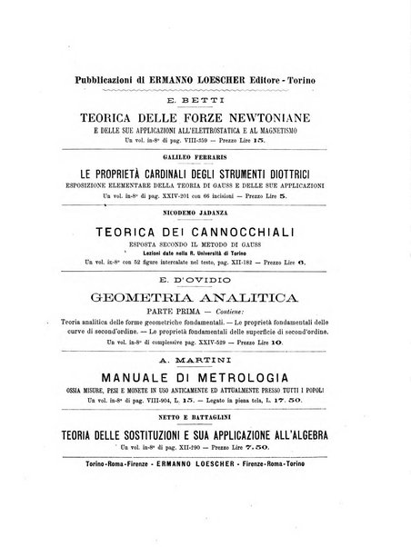 Annali di matematica pura ed applicata