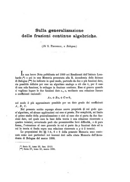 Annali di matematica pura ed applicata