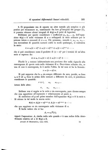 Annali di matematica pura ed applicata