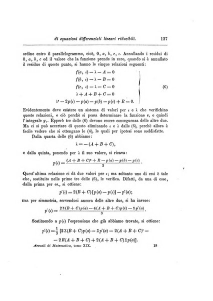 Annali di matematica pura ed applicata