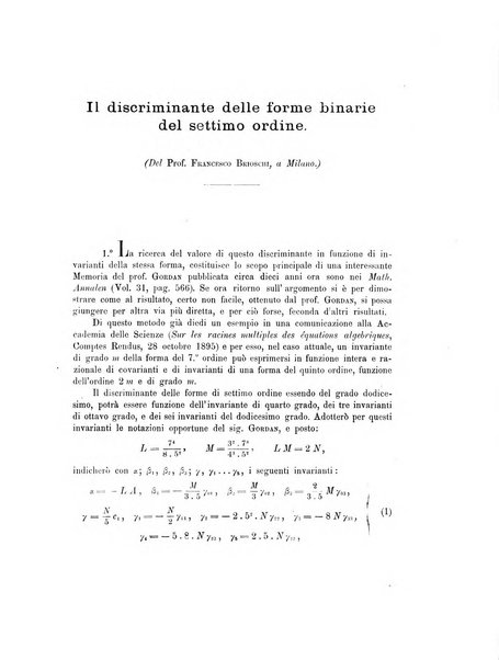 Annali di matematica pura ed applicata