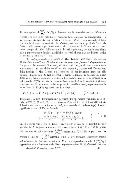 Annali di matematica pura ed applicata