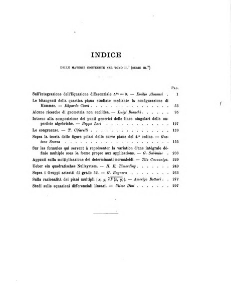 Annali di matematica pura ed applicata