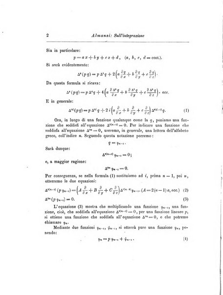 Annali di matematica pura ed applicata