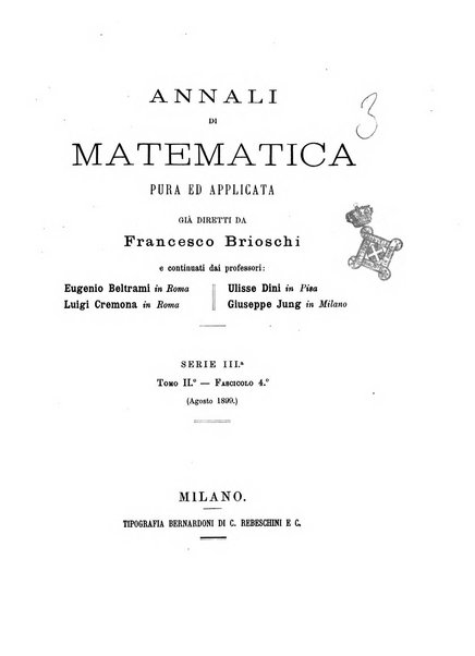 Annali di matematica pura ed applicata