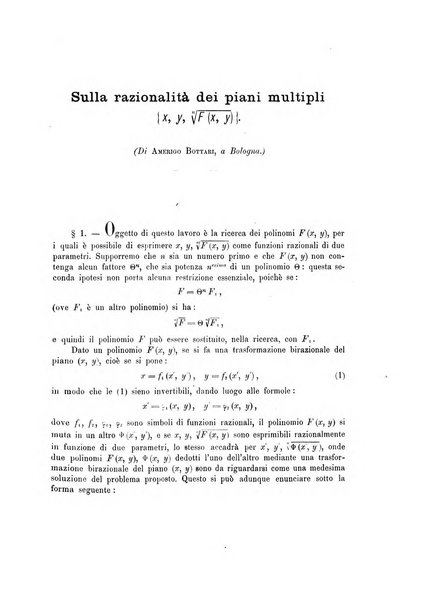 Annali di matematica pura ed applicata