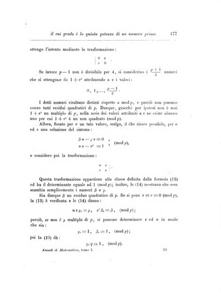 Annali di matematica pura ed applicata