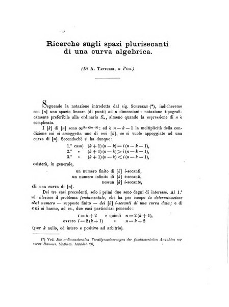 Annali di matematica pura ed applicata